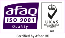 ISO9001:2015 Approved by Afnor UK